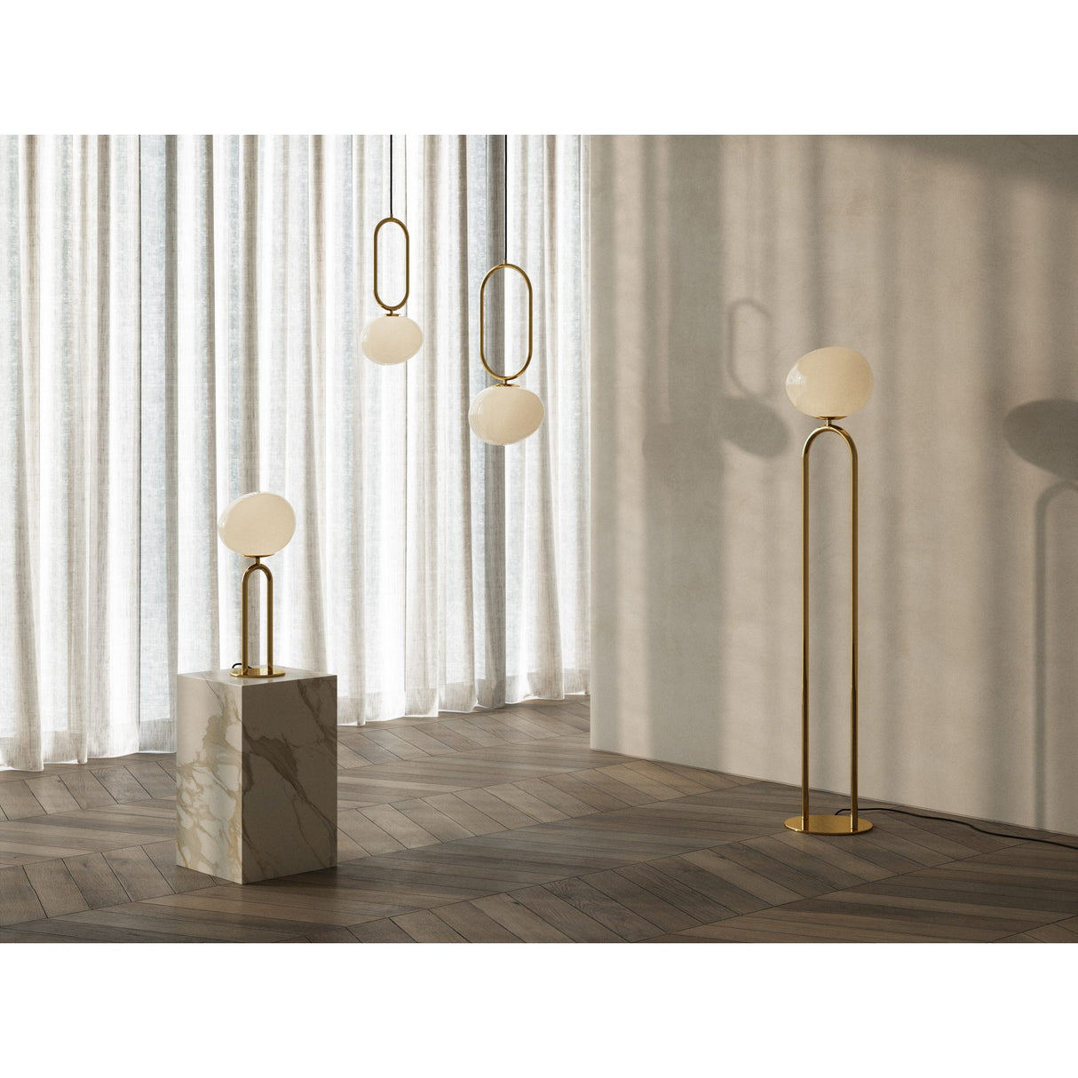 Shapes 27 cm Mässing Taklampa