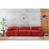 Riga 3-sits (300 x 100 x 80 cm) 3-sitssoffa Röd