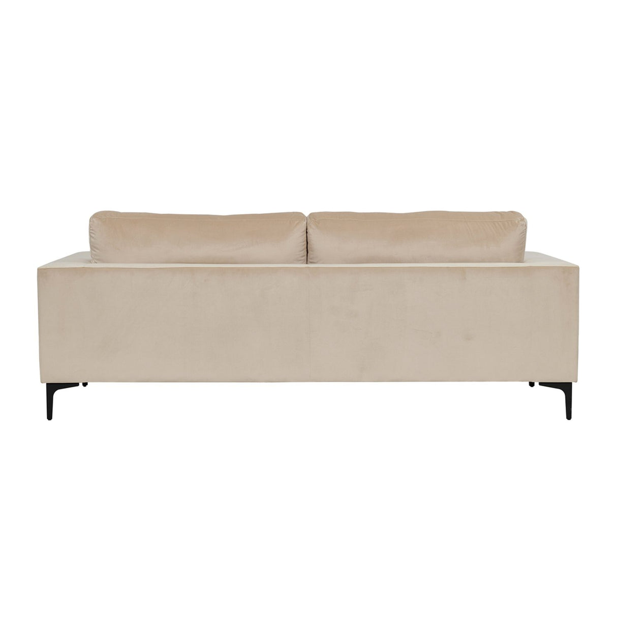 Bolero 3-sitssoffa Beige, Polyestersammet