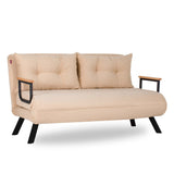 Apia 2-sits (25 x 134 x 121 cm) 2-sits bäddsoffa Creme