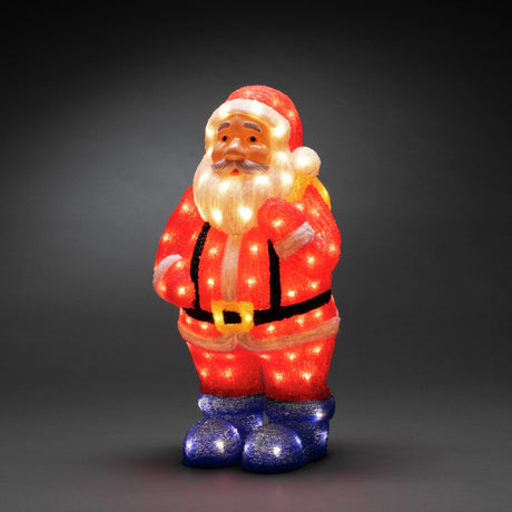 Tomte akryl 55cm 104 LED Ljusdekoration Ute