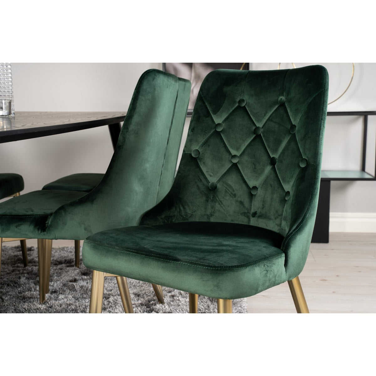 Dipp, Velvet Deluxe Rektangulär matgrupp