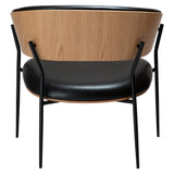 Crib Loungefåtölj Vintage Black, Oak