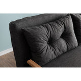 Apia 2-sits (25 x 134 x 121 cm) 2-sits bäddsoffa Mörkgrå