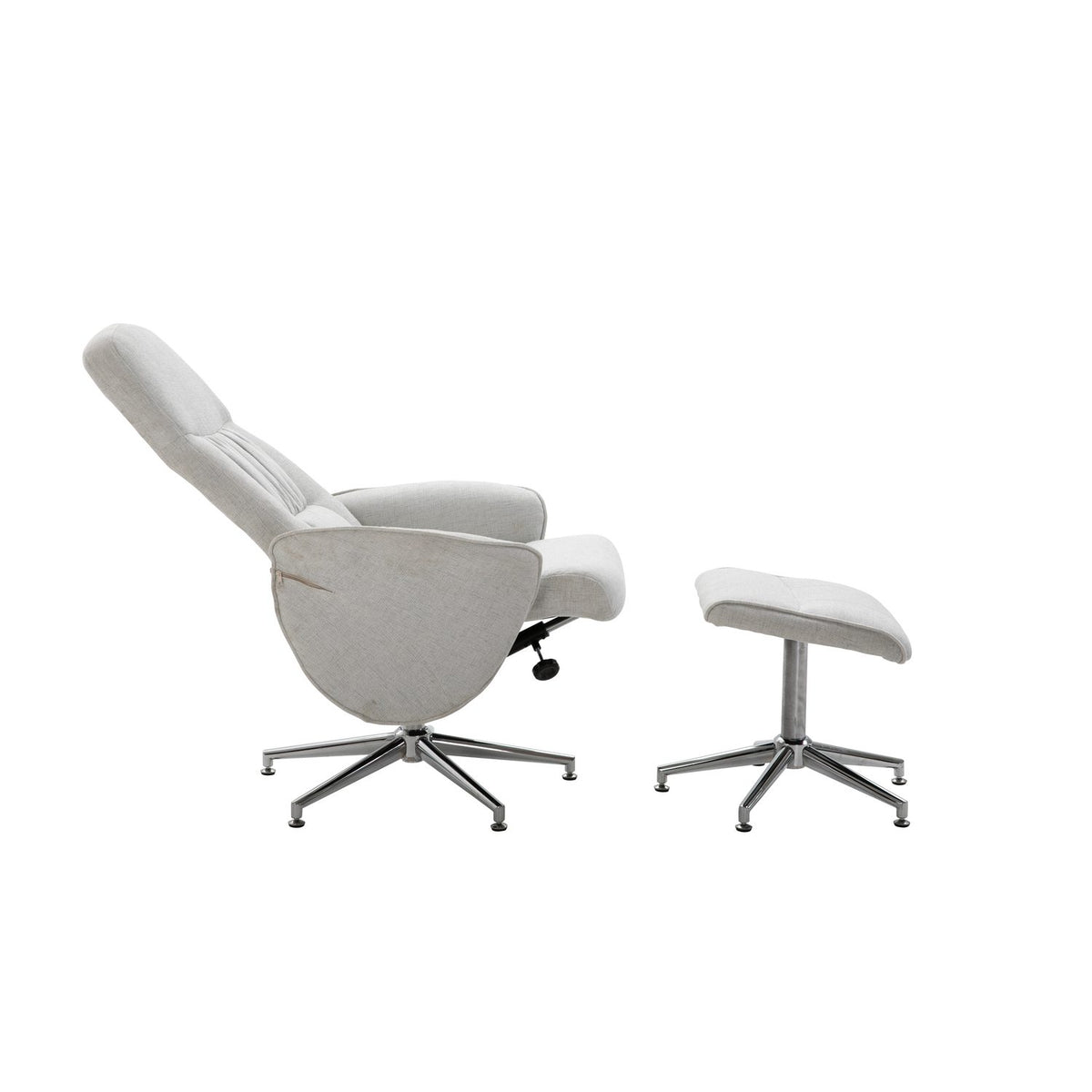 Rolf Fåtölj recliner Krom