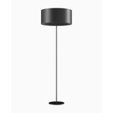 Cylinder 50 cm Golvlampa Svart
