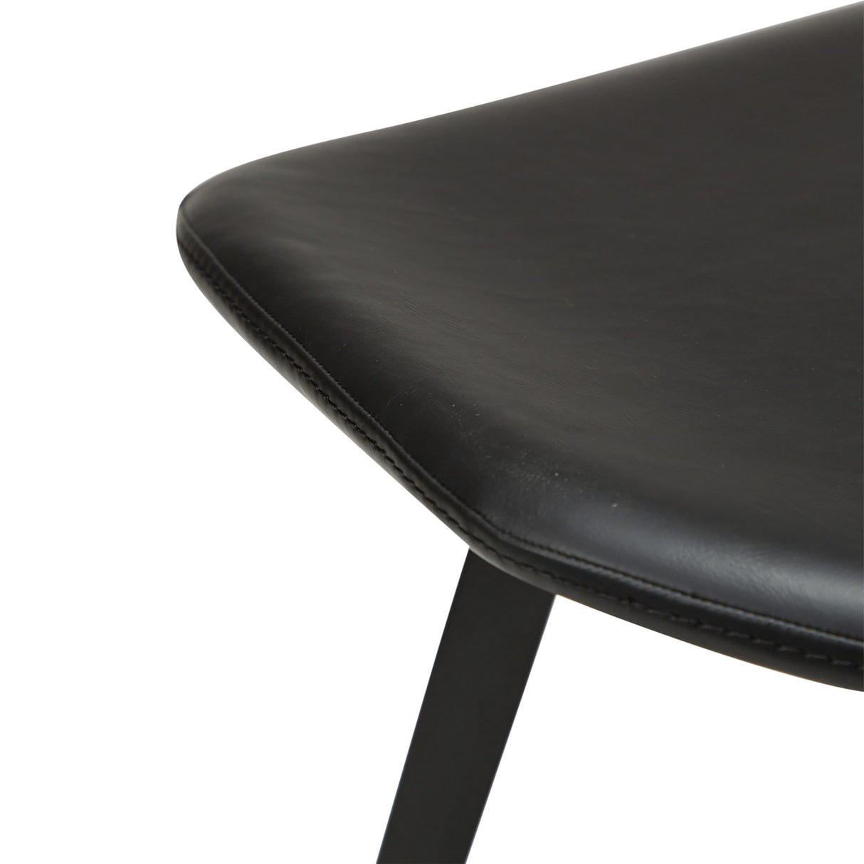 S.I.T Stol Vintage Black Art.Leather, Black