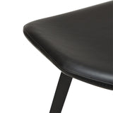 S.I.T Stol Vintage Black Art.Leather, Black