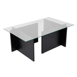 Paola Soffbord Wood Black