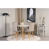 Plaza, Windu Rund matgrupp Natur, Natur, vit, ⌀100