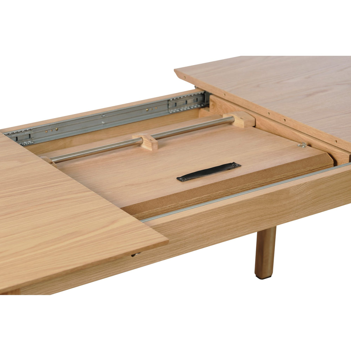 Banks Matbord 95x190-290 cm, Naturlig ek