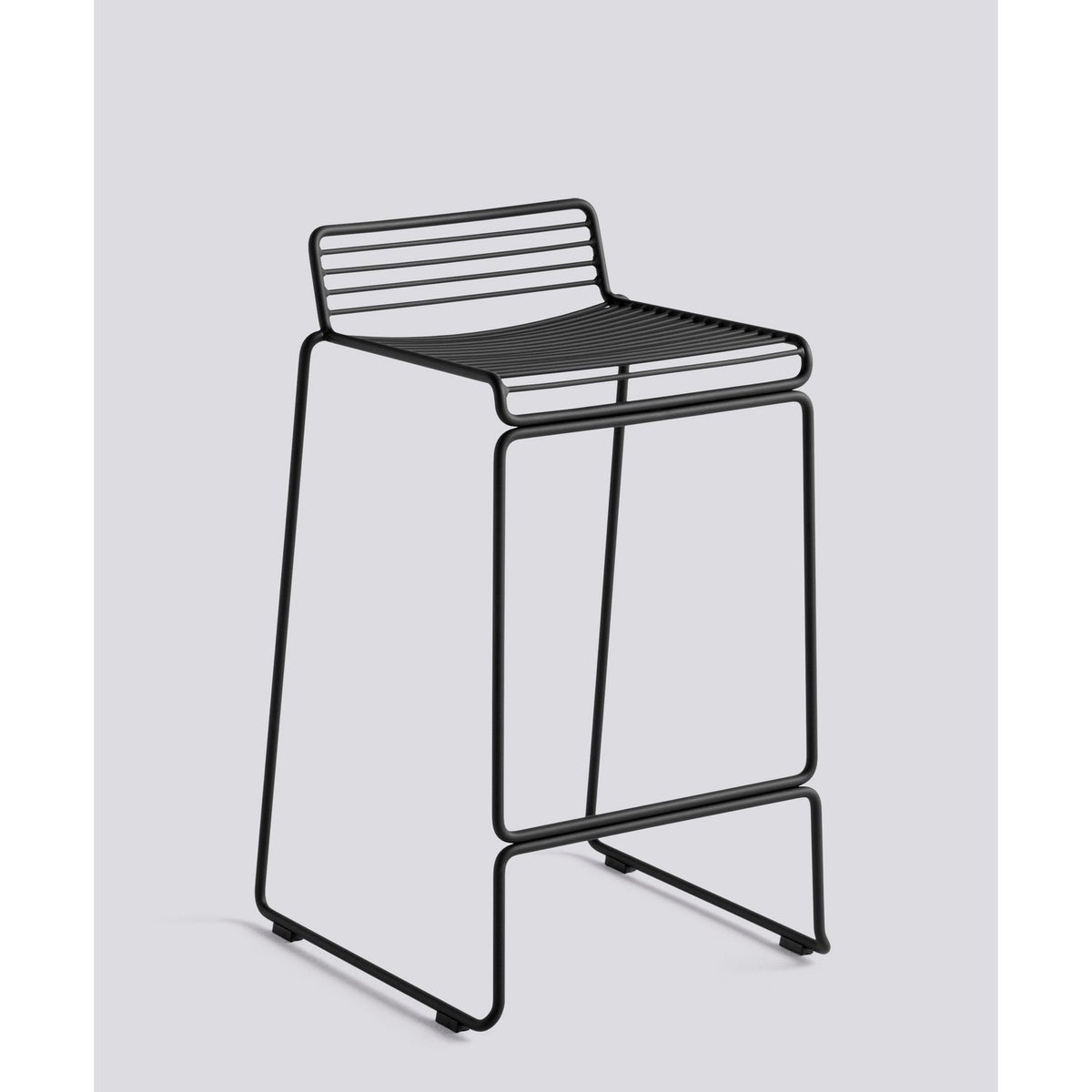 Hee 65 cm Barpall Black – pulverlackerat stål