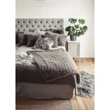 Shansi 55x95 cm Fäll Grey Snowtop