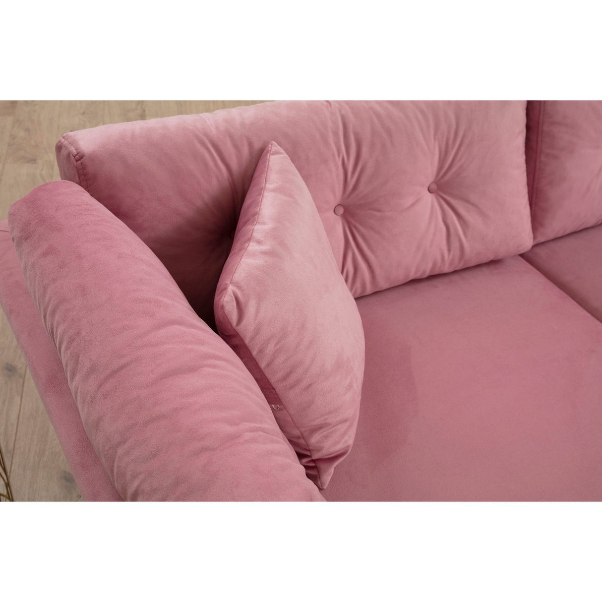 Maputo (214 x 90 x 84 cm) 3-sitssoffa Dusty Rose