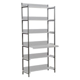 Friyay för 6 hyllor Bokhyllestomme Antique tenn