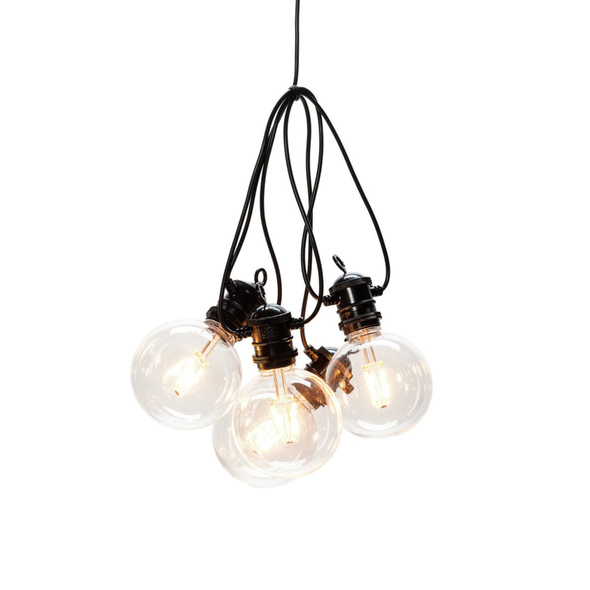 Tilläggsslinga för 2394, 10 Amber LED Ljusslinga Ute