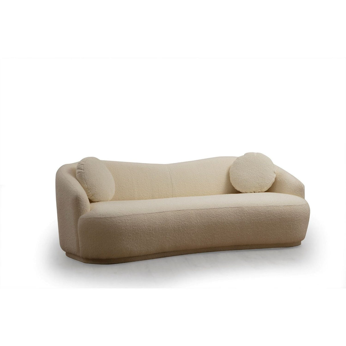 Ancona (225 x 76 x 98 cm) Kräm 3-sitssoffa