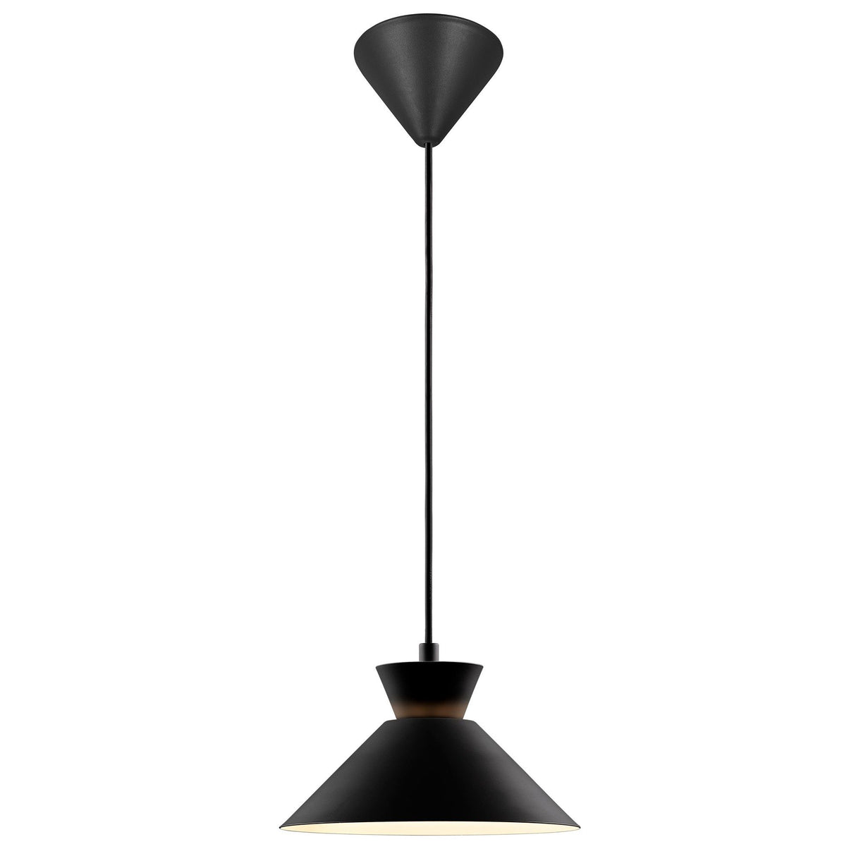 Dial Taklampa 25 cm, Svart