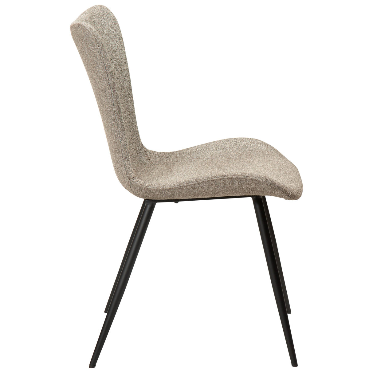 Medusa Stol Pebble Earth Bouclé, Black