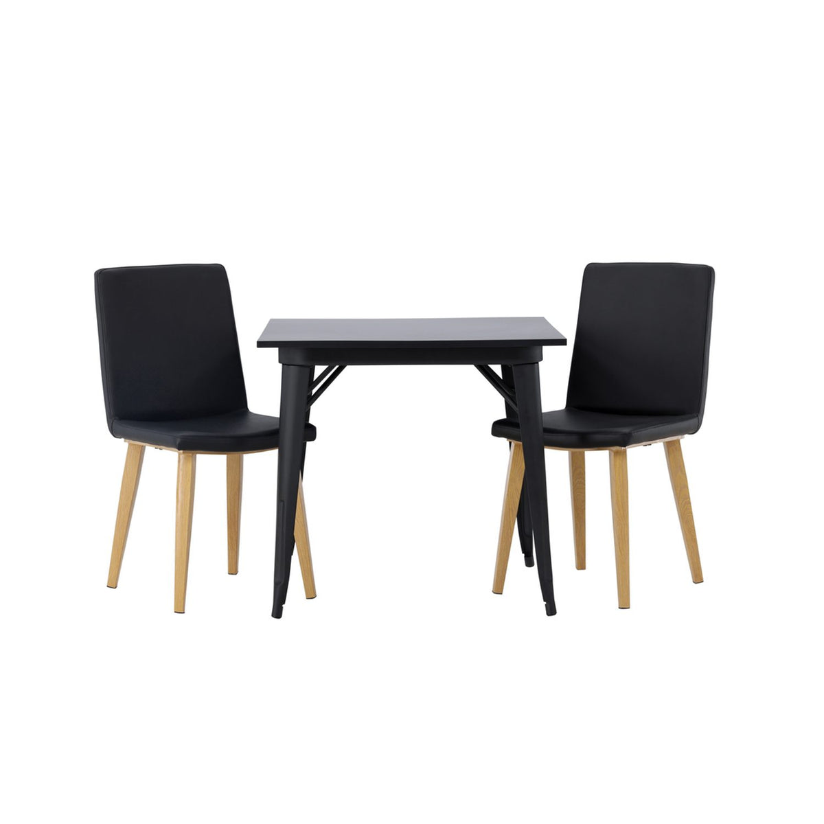 Tempe, Today Rektangulär matgrupp Svart, Svart, 2st