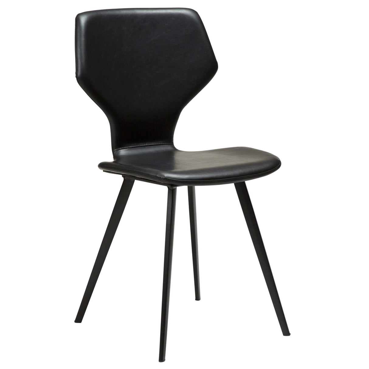 S.I.T Stol Vintage Black Art.Leather, Black