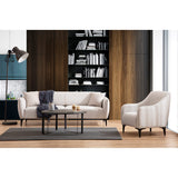 Santiago (220 x 67 x 95 cm) 3-sitssoffa Offwhite