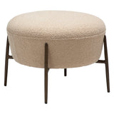 Orbit Fotpall Frosted Almond