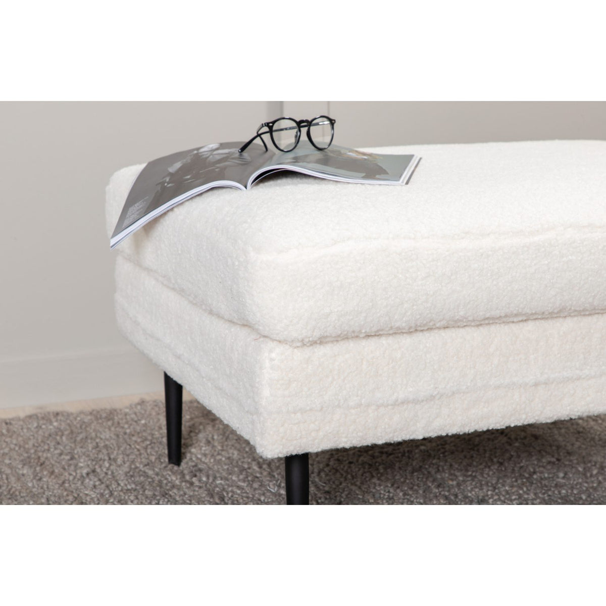 Boom Pall Svart, Polyester teddy