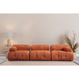 Siena 3 (290 x 95 x 75 cm) 3-sitssoffa Orange
