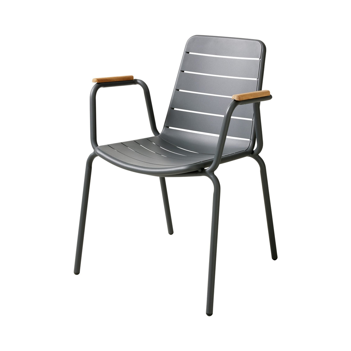 Parc Antracit/Teak Trädgårdsstol