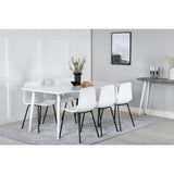 Polar Rektangulärt matbord Vit, MDF, 180 x 90