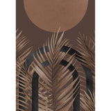 Strukturer Poster Brun, 50 x 70 cm