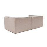 Reykjavik 2 (95 x 190 x 65 cm) 2-sitssoffa Sandbeige