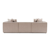 Samarkand 3 (270 x 65 x 95 cm) 3-sitssoffa Sandbeige