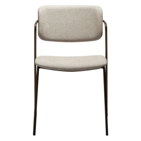 Zed Stol Cashmere bouclé, Antique Brass