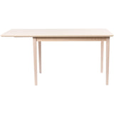 Linde med Klaff Matbord Vit, 120x85 cm