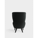 Wingback Micro Stol Melange Nap Dark Grey BL