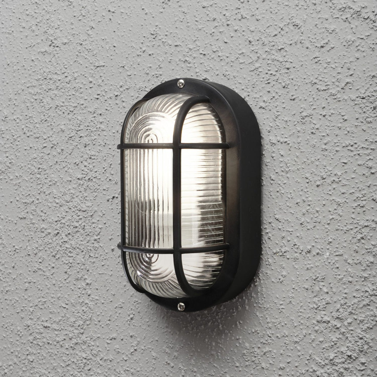 Elmas E27 Vägglampa Ute Svart