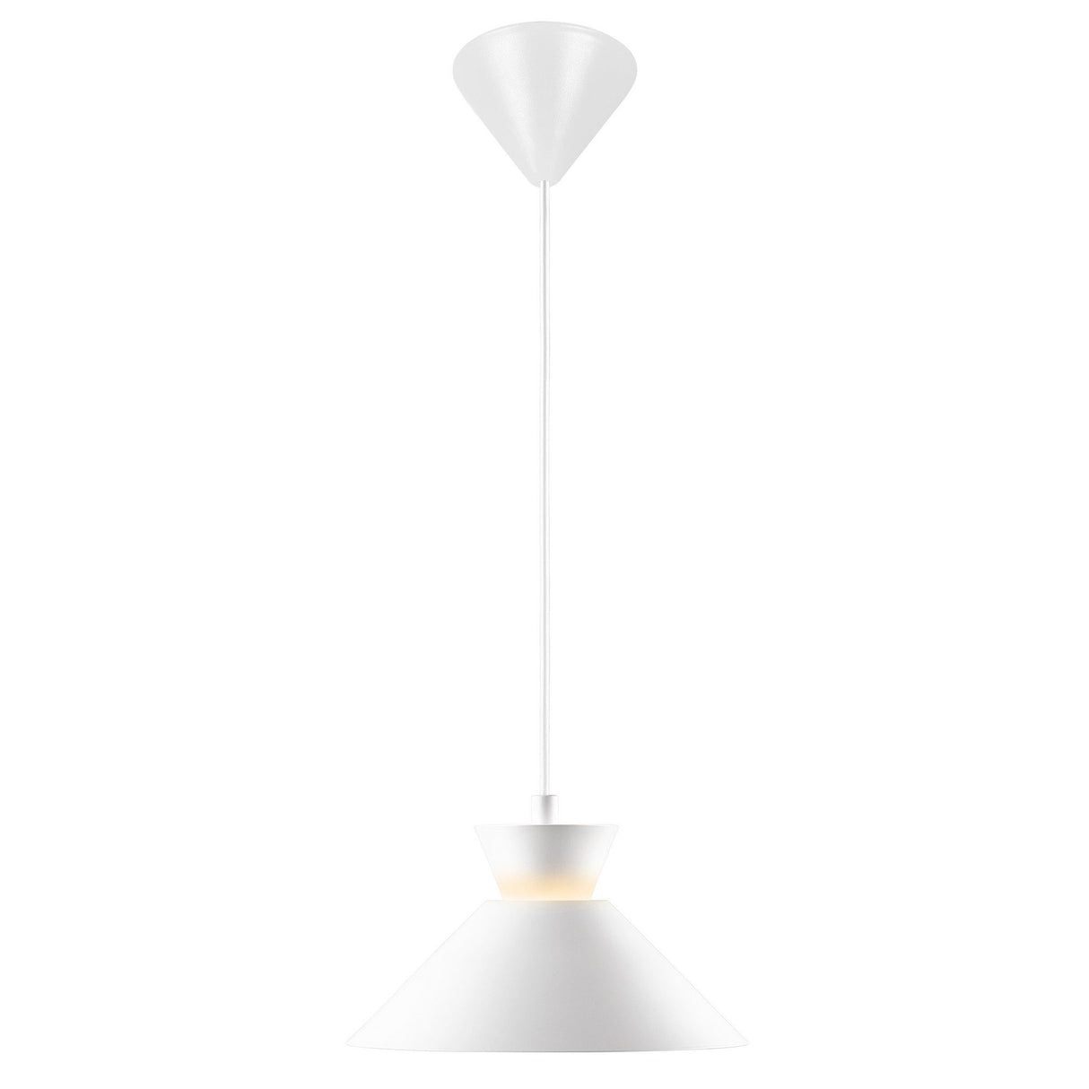 Dial Taklampa 25 cm, Vit