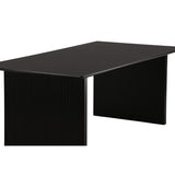 Vail Rektangulärt matbord Svart, MDF, 200 x 100