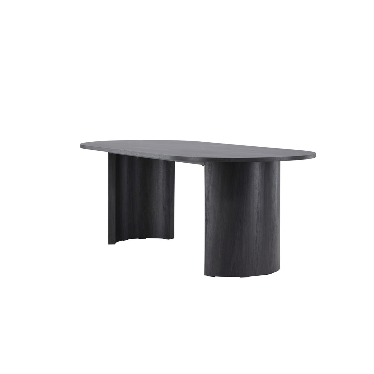 Grundsund Rektangulärt matbord Svart, 220 x 100 x 75