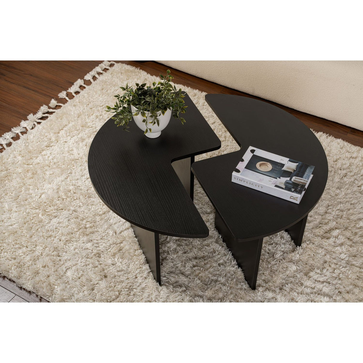 Salma Soffbord Wood Black
