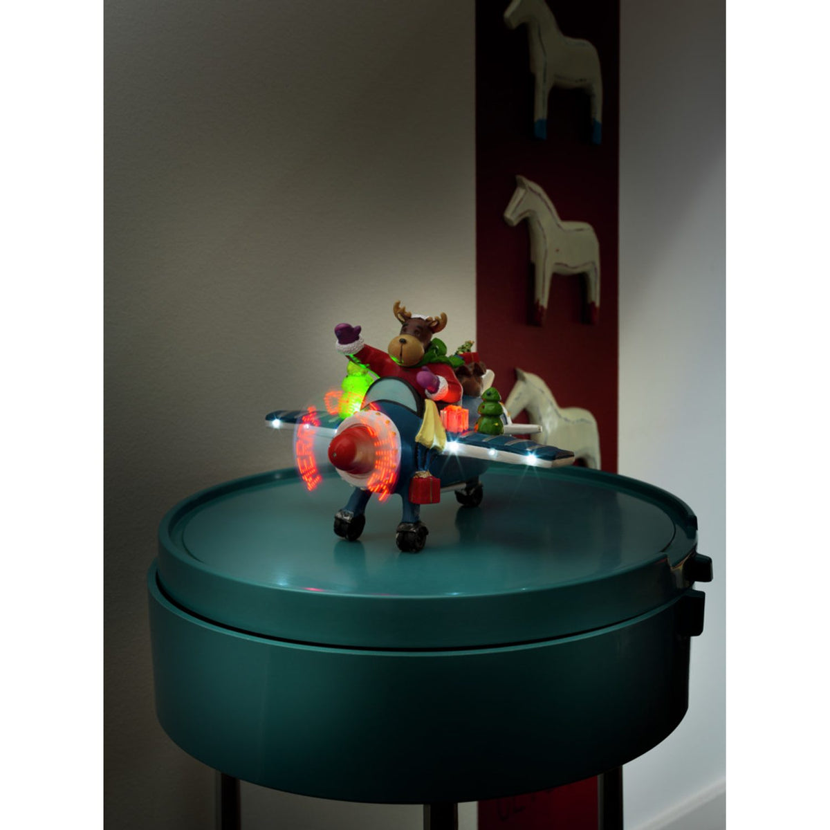 Fiberoptiskt flygplan sensor 2 min Stående Ljusdekoration Inne