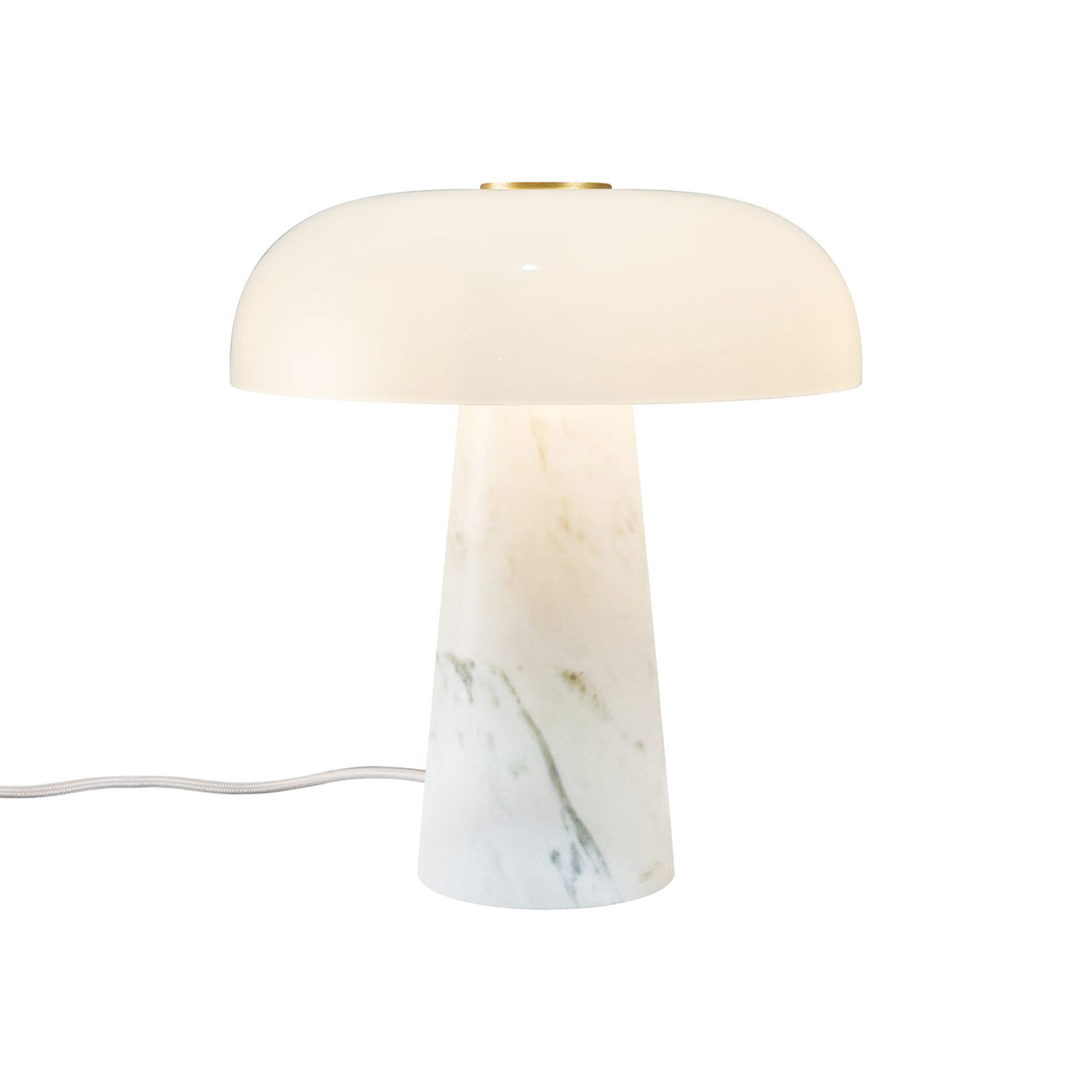 Glossy Bordslampa Vit