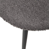 Flair Stol Stone Bouclé, Black