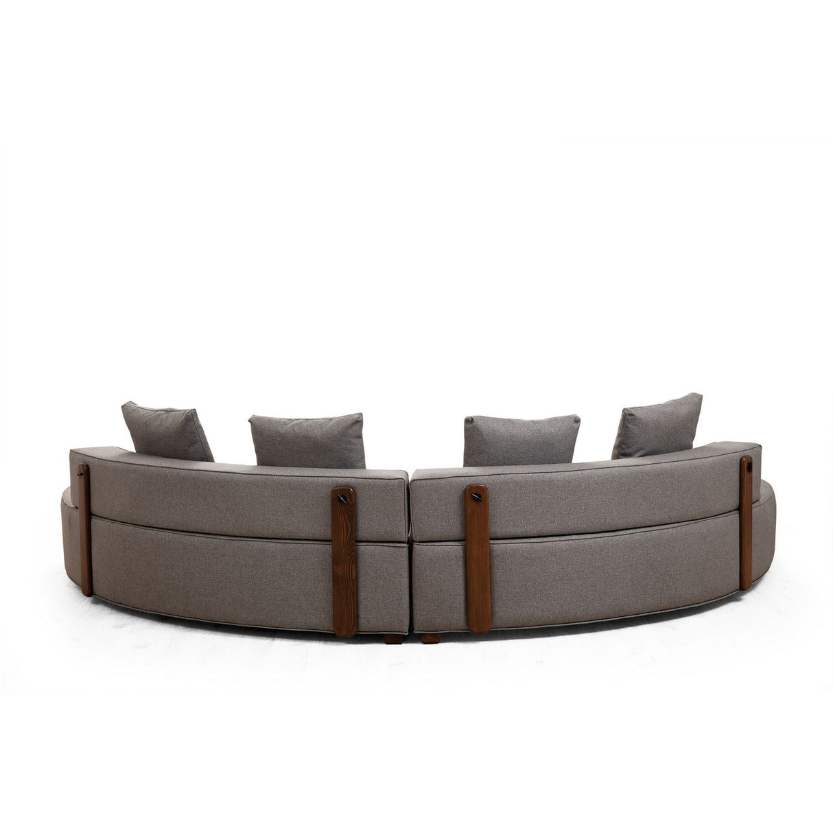 Paramaribo U-form (360-105 x 70 cm) Grå Hörnsoffa