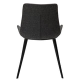 Hype Stol Pebble Grey Bouclé, Black