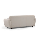 Bergen (223 x 83 x 86 cm) Creme 3-sitssoffa