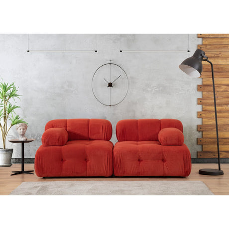 Doblo 2-sits (200 x 100 x 80 cm) 2-sitssoffa Röd