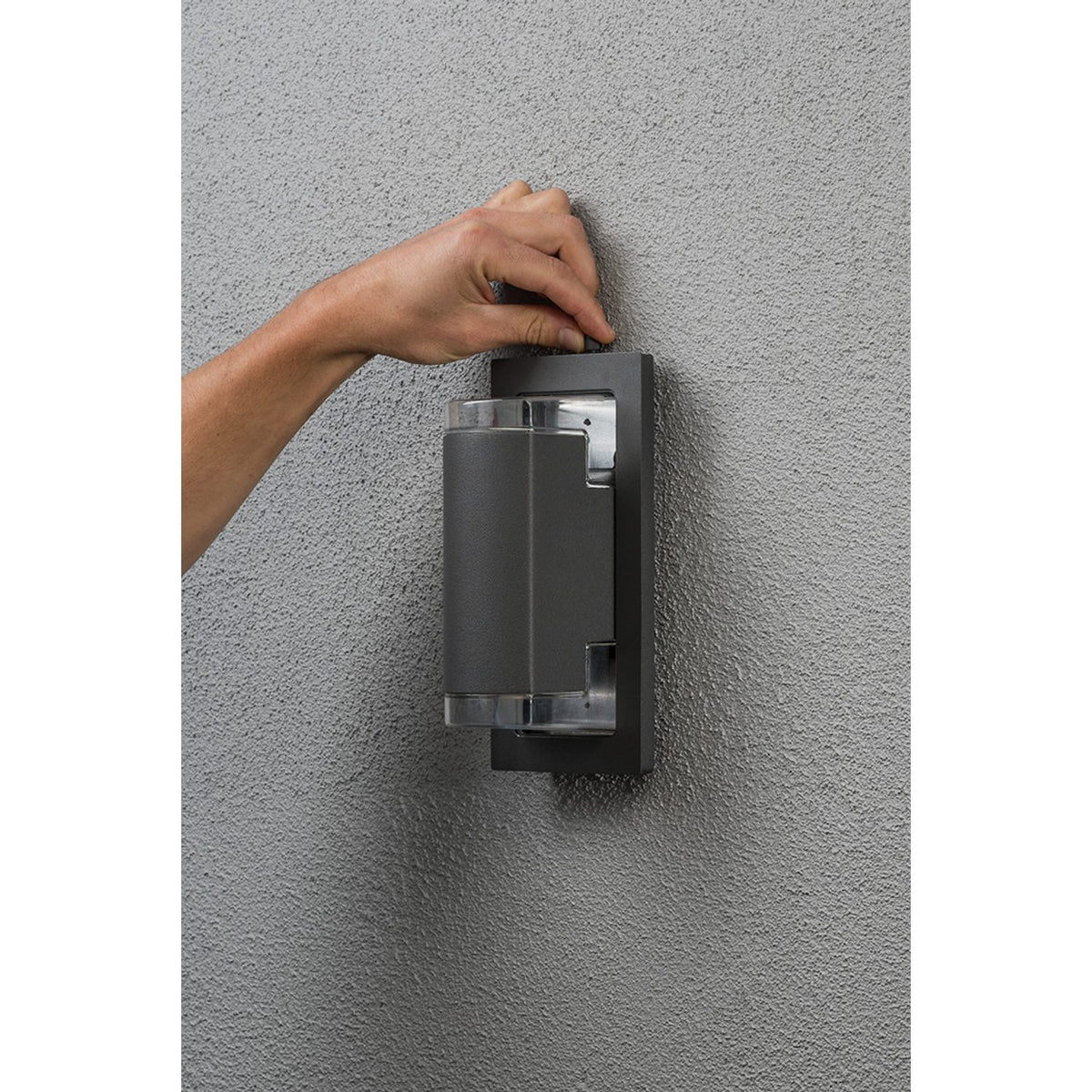 Potenza GU10 22.5 cm Vägglampa Ute Antracit